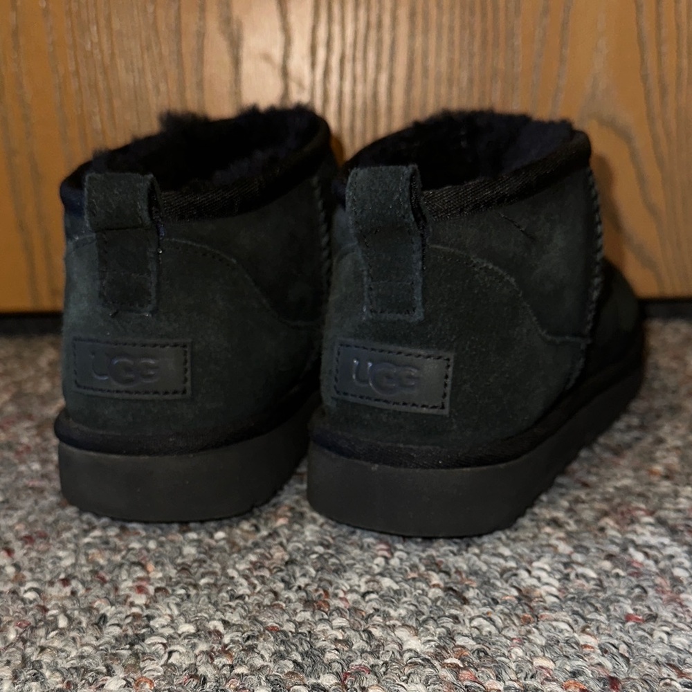 UGG Dark Suede Ankle Boots